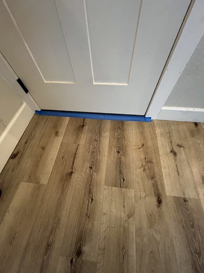 Tracy Passerelle review photo – new front door, flooring and reglazed bathtub